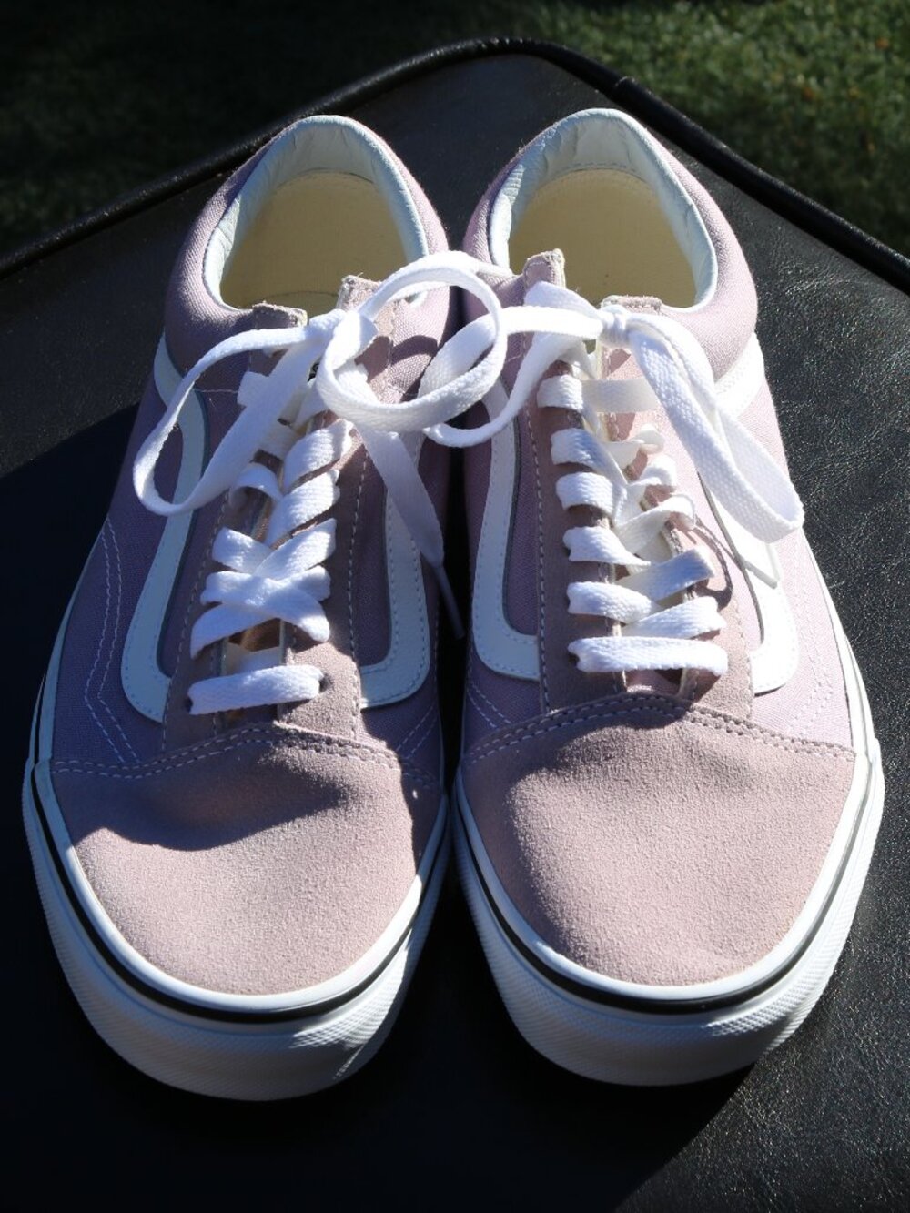 Vans Old Skool "Sea Fog" in Lavender/True White